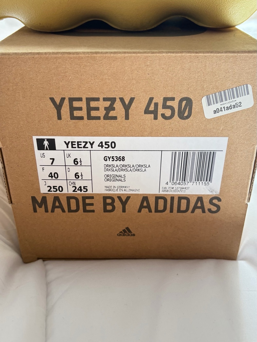 adidas Yeezy 450 Box in Brown Kraft
